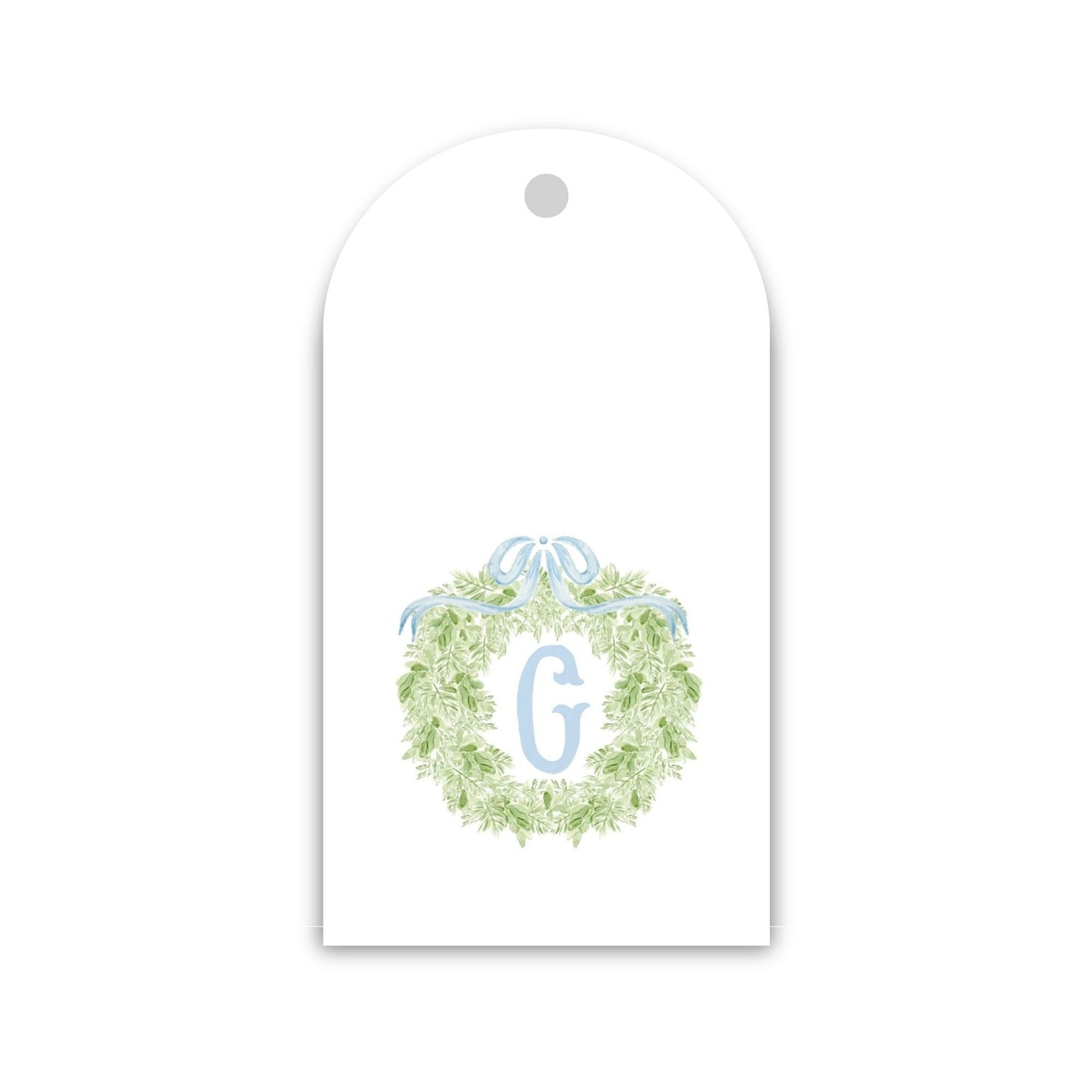 Garland & Blue Big Gift Tags